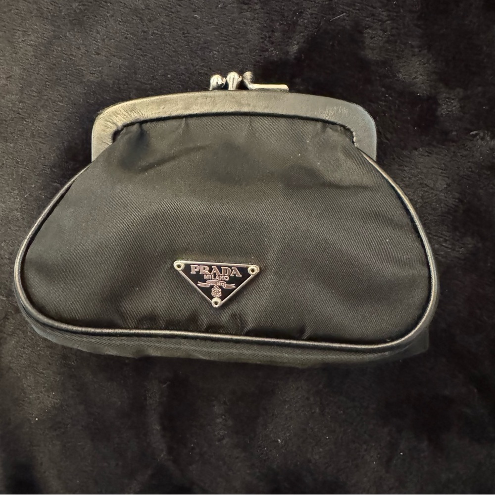 Prada Black Frame Clutch